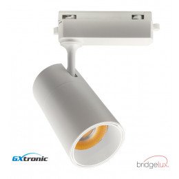 Led schijnwerper 30W PARIS 1-fase rail 24° UGR11 zonder verblinding