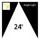 Led schijnwerper 30W PARIS 1-fase rail 24° UGR11 zonder verblinding