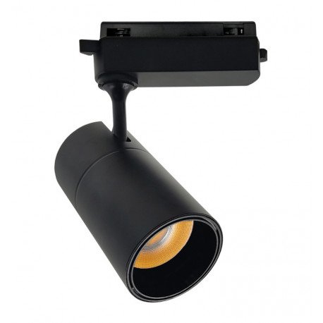Ledschijnwerper 30W 1-fase carril PARIS zwart 24° UGR11