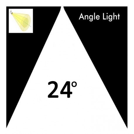 Ledschijnwerper 30W 1-fase carril PARIS zwart 24° UGR11