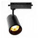 Ledschijnwerper 30W 1-fase carril PARIS zwart 24° UGR11