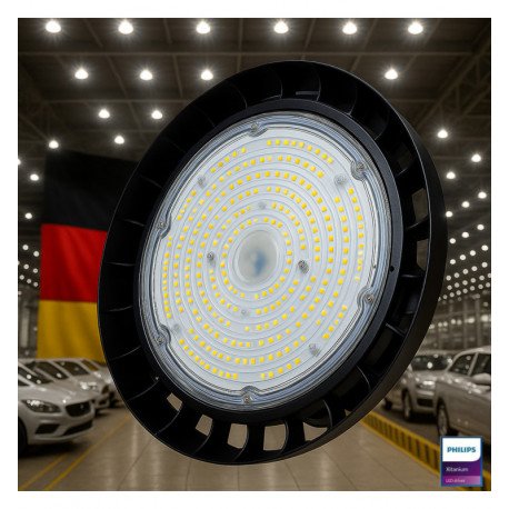 LED industrial UFO-high-bay 120W/100W/80W 3CCT 1-10V Philips