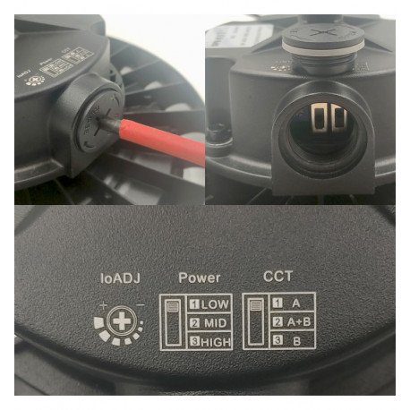 Campana LED industrial 120W/100W/80W UFO 3CCT 1-10V Philips