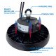 LED High Bay UFO 200W-160W-120W 3CCT 1-10V Philips Xitanium