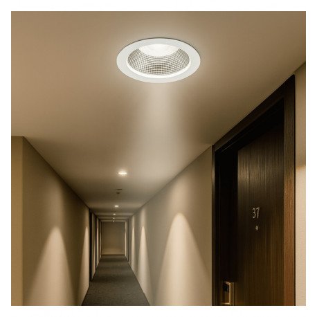 Downlight LED 40W inbouw dimbaar IP65 3CCT CRI+92