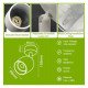 Wand- en plafondlamp led 8W kantelbaar, TRIAC 24° CRI+98