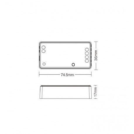 LED WiFi 3-in-1 Controller RGB/RGBW/RGBCCT 12-24V