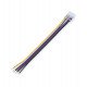 6-pins Hippo connector met kabel voor ledstrips 24V RGB+CCT 10mm