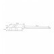 LED Strip Connector Hippo with Cable 24V RGB+CCT 6-Pin 10mm