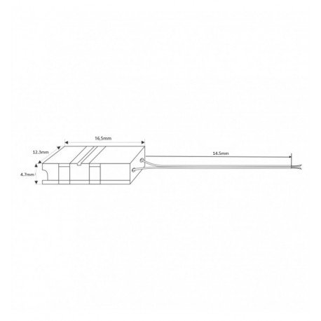 Conector Hippo con cable para Tiras LED 24V RGB+CCT 6 pines 10mm