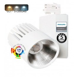 Led-schijnwerper 40W carril trifasisch UPPSALA 3CCT CRI+98