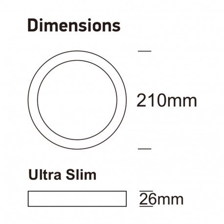 LED plafond-opbouw rond 24W 4CCT UGR19 CRI92