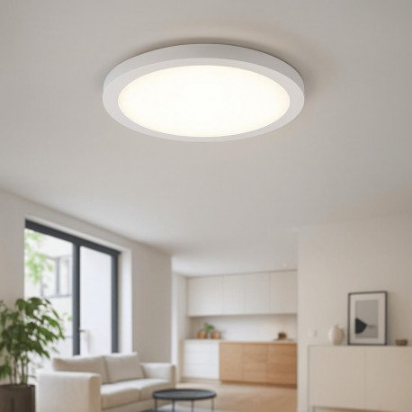 Plafón LED Superficie Circular 24W 4CCT UGR19 CRI92