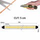 LED COB Strip Magenta 24V 10W/m, 5cm Cut