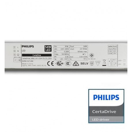 LED-waterdichte reglette 55W 150cm 3CCT IP65 COREPLUS Philips CertaDrive