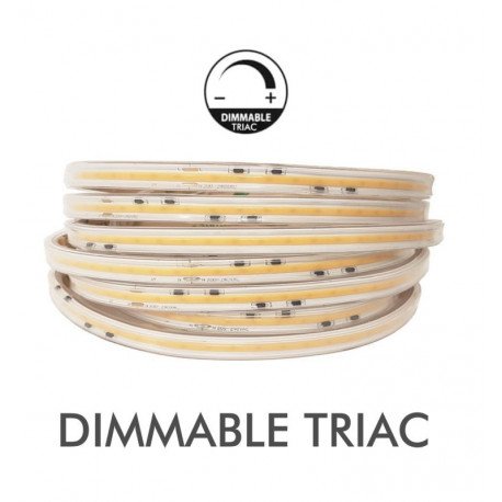 Tira LED COB 220V 20W/m IP67, 1600Lm/m, corte 10cm