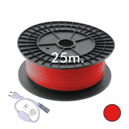 Neon LED cirkelvormige flexibele strip 220V 7W/m rood voor decoratie
