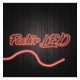 Neon LED cirkelvormige flexibele strip 220V 7W/m rood voor decoratie