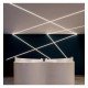 Inbouw aluminium profiel vlak voor ledstrips in pladur/gips, 2 m