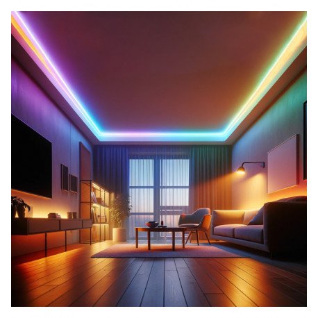 Tira LED 24V RGBIC digital 5m 60LED/m corte 1,7cm