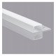 LED Strip Recessed Aluminum Profile, 2 m, Single Flange