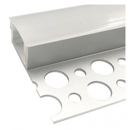 LED Strip Recessed Aluminum Profile, 2 m, Single Flange