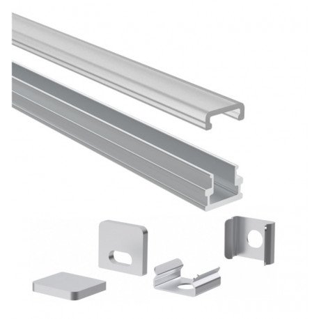Aluminium profiel superfcime mini voor ultradunne ledstrips 2 m