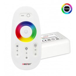 LED RGBW Controller with RF 2.4GHz Remote 12-24V 6A/CH