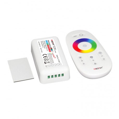 LED-strip RGBW controller DC12-24V met RF 2,4GHz afstandsbediening 6A/CH