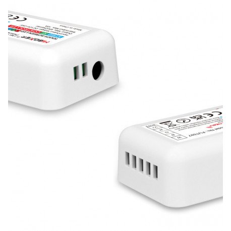 LED-strip RGBW controller DC12-24V met RF 2,4GHz afstandsbediening 6A/CH