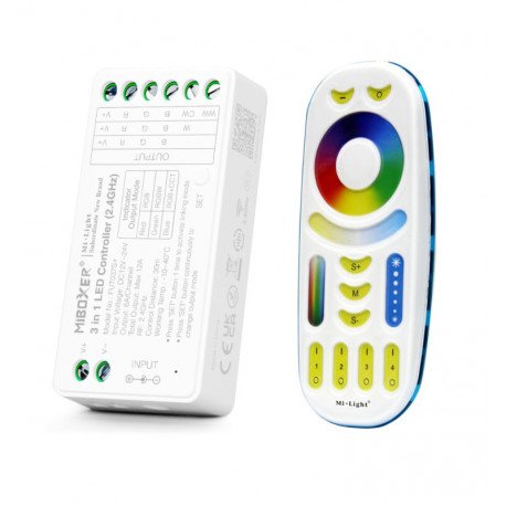 LED Strip RGB+CCT 2.4GHz Controller Kit (4 Zones)