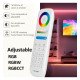 RF 2,4GHz afstandsbediening voor ledstrips RGB (8 zones)