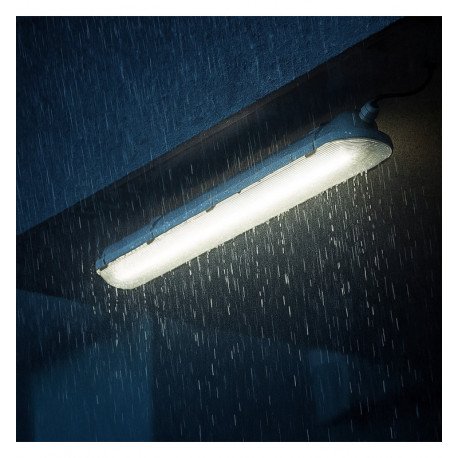 Panel Estanco LED 20W con Sensor Radar y Emergencia IP66 3CCT