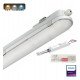 Panel Estanco LED 55W con Emergencia y Radar IP66 150cm 3CCT
