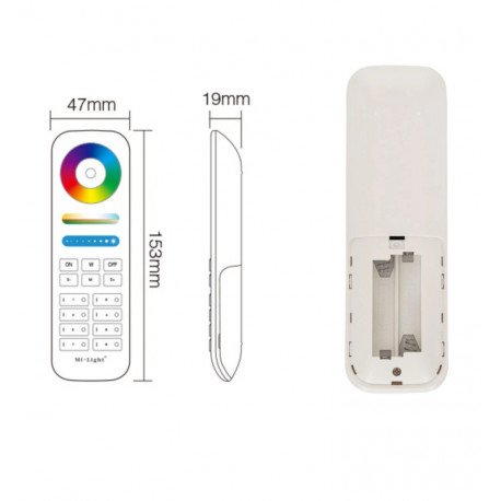 LED Controller 3-in-1 RGB + RGBW + RGBCCT 8 Zones 2.4GHz