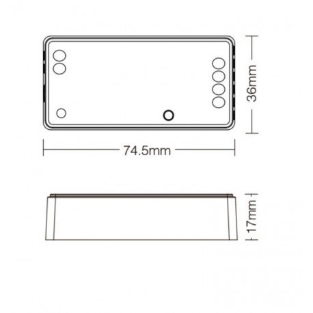 LED Controller 3-in-1 RGB + RGBW + RGBCCT 8 Zones 2.4GHz