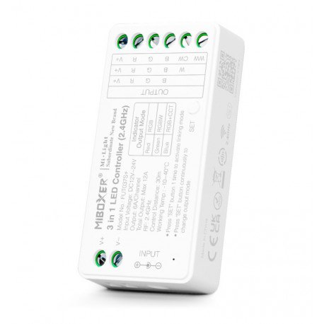LED Controller 3-in-1 RGB + RGBW + RGBCCT 8 Zones 2.4GHz