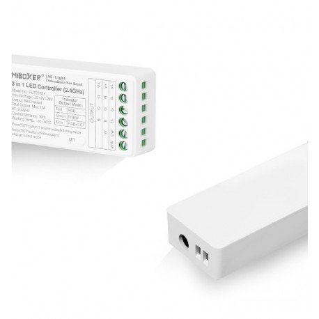 LED Controller 3-in-1 RGB + RGBW + RGBCCT 8 Zones 2.4GHz