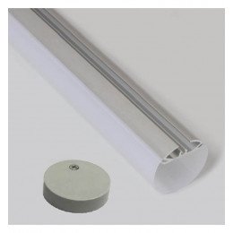 ledbuis-profiel TUBE aluminium 2 meter voor ledstrips