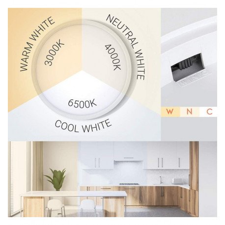 Ledpaneel MOON LIGHT 40W-48W CCT (hangend of opbouw)