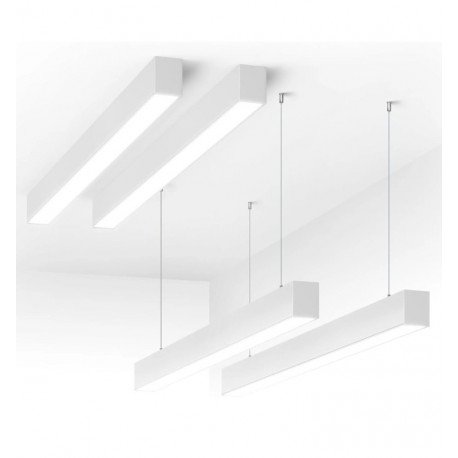 Hängende lineaire led-lamp 40W POLARIS 120 cm 3CCT (interconnectie)