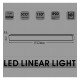 LED High Bay Linear Pendant 50W POLARIS 150cm 3CCT