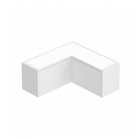 Conector LED angular 9W POLARIS 90º para interconexión lineal 3CCT