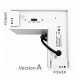 Hoekconnector led 9W POLARIS 90° voor lineaire koppeling 3CCT