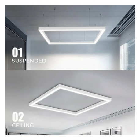 Conector LED angular 9W POLARIS 90º para interconexión lineal 3CCT