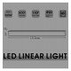 Led hanglamp lijnvormig 20W interconnectie 3CCT 60 cm POLARIS