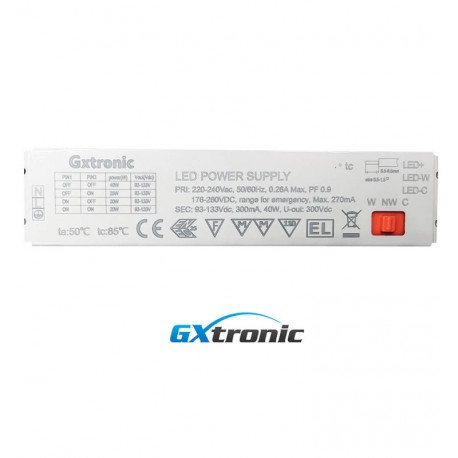 LED Armatuur waterdicht  40W 120cm 3CCT IP66 GXtronic