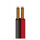 LED-strip kabel parallel audio 2x0,5 mm 100 meter koper