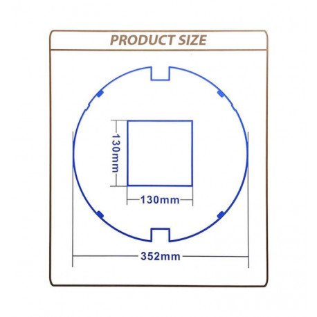 Módulo óptico LED 60W para farola New Conic 1-10V programable