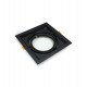 Marco negro orientable para AR111 empotrable